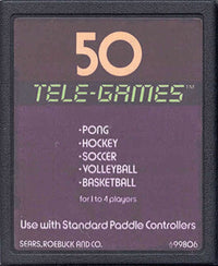 50 TELE GAMES (PONG SPORTS) - ATARI 2600 GAME - Atari 2600 Game | Retrolio Games