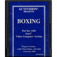 BOXING (BLUE LABEL) - ATARI 2600 GAME - Atari 2600 Game | Retrolio Games