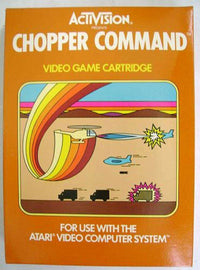 COMPLETE CHOPPER COMMAND - ATARI 2600 GAME - Atari 2600 Game | Retrolio Games