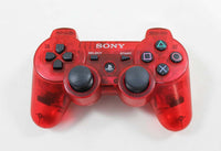 Dualshock 3 Wireless Controller - Clear Red (USED) - Best Retro Games