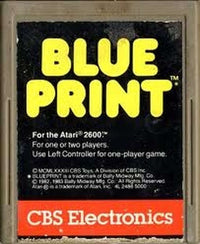 BLUE PRINT - ATARI 2600 GAME - Atari 2600 Game | Retrolio Games