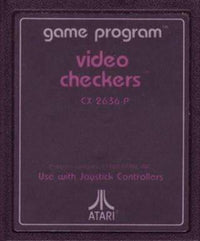 VIDEO CHECKERS - ATARI 2600 GAME - Atari 2600 Game | Retrolio Games