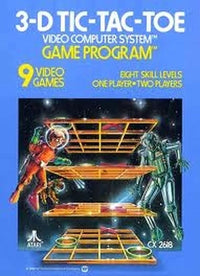 3-D TIC-TAC-TOE - ATARI 2600 GAME - Atari 2600 Game | Retrolio Games