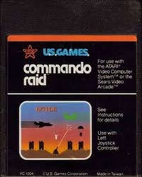 COMMANDO RAID - ATARI 2600 GAME - Atari 2600 Game | Retrolio Games
