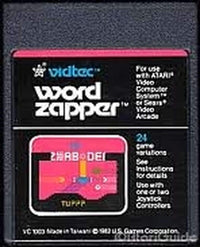 WORD ZAPPER - ATARI 2600 GAME - Atari 2600 Game | Retrolio Games