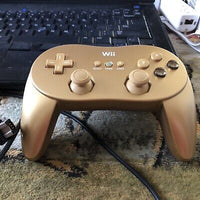 Nintendo Wii Classic Pro Controller- Gold - Best Retro Games