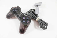 PS1 Original Analog CLEAR BLACK Controller - Best Retro Games