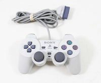PS1 Original Dual Shock CLEAR WHITE Controller - Best Retro Games
