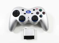 Playstation 2 PS2 EA SPORTS Logitech Precision Wireless Silver Controller - Best Retro Games