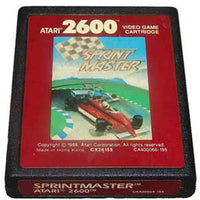 SPRINTMASTER RED LABEL - ATARI 2600 GAME - Atari 2600 Game | Retrolio Games