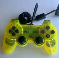 Used Playstation 2 PS2 Dualshock 2 Lemon Yellow Controller - Best Retro Games