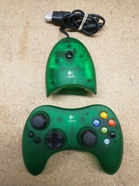 Xbox Original Green Logitech Wireless Controller - Best Retro Games