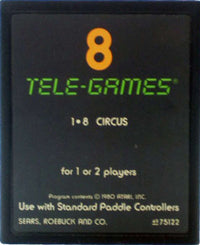 CIRCUS - ATARI 2600 GAME - Atari 2600 Game | Retrolio Games