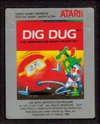DIG DUG - Atari 2600 Game - Best Retro Games